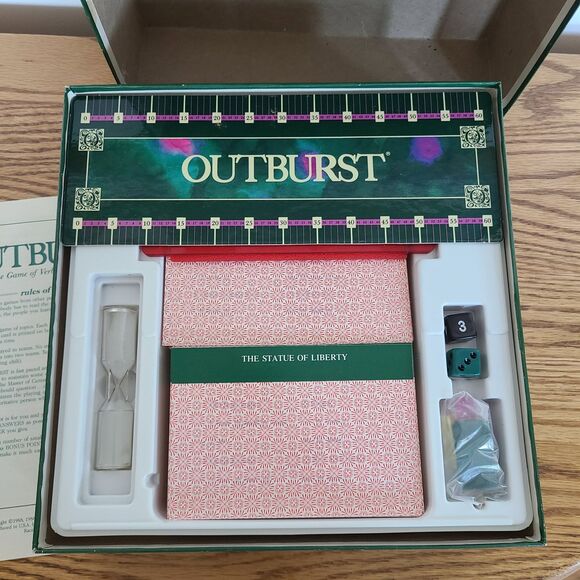 Vintage Outburst The Game Of Verbal Explosions 1986 Game Night Board Game - Picture 6 of 10